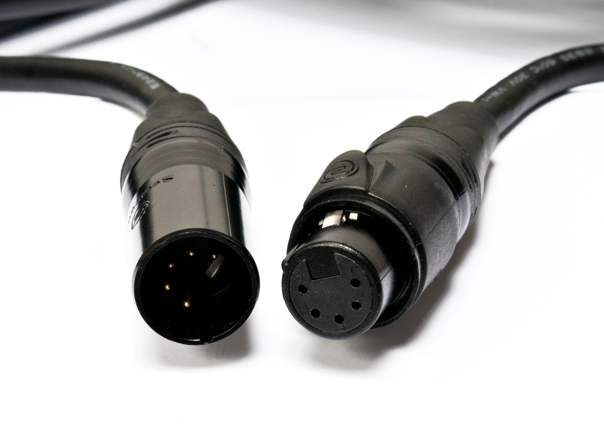 STR592 IP65 Rated 100 Foot 5-Pin DMX XLR Seetronic Power Cable
