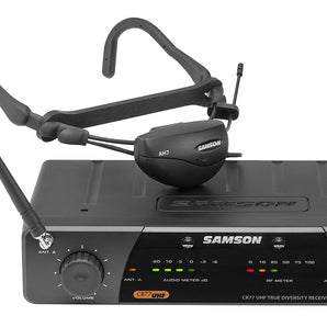 Samson AirLine 77 Wireless AH7-Qe Fitness Spin Headset Microphone Mic System-K3