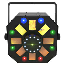 Swarm Wash FX ILS RGBAW+UV DMX LED Rotating Derby/Laser/Strobe Light