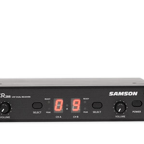 Samson Concert 288 Handheld Dual Channel Wireless Microphone System w/ 2 Mics