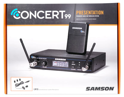 Concert 99 Presentation Wireless LM10 Lavalier Microphone System D-Band