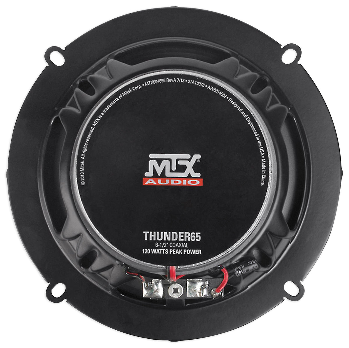 Thunder THUNDER65 6.5" Coaxial Car Speakers (Pair)