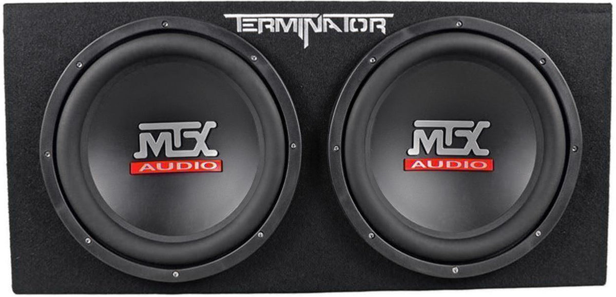 Terminator TNE212D Dual 12" Subwoofers + Sealed Sub Box