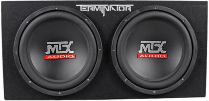Terminator TNE212D Dual 12" Subwoofers + Sealed Sub Box
