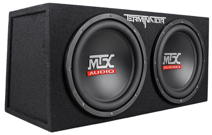 Terminator TNE212D Dual 12" Subwoofers + Sealed Sub Box