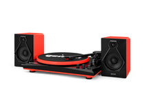 TT-900 Vinyl Record Player Turntable with Bluetooth and Dual Speakers (Black/Red)