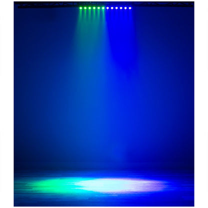 UBL12H IP20 12x20W LED RGBAL DMX OLED Display Wash Light