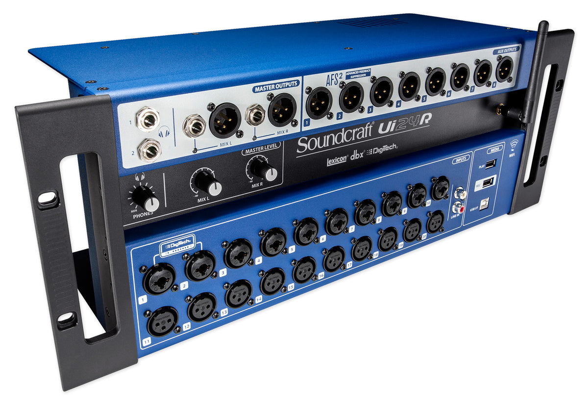 Ui24R 24-Input Digital Mixer with Wifi, App Control & Recording