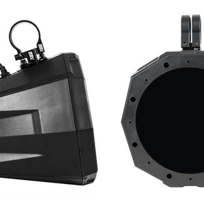 (2) SSV WORKS 8" Speaker Swivel Cage Pods w/ 1.85" Clamps For Can Am Maverick X3