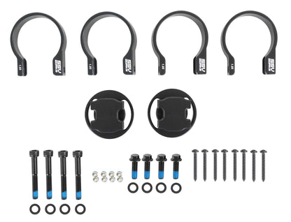 8" Swivel Cage Speaker Pods with 2" Clamps for UTV Cages