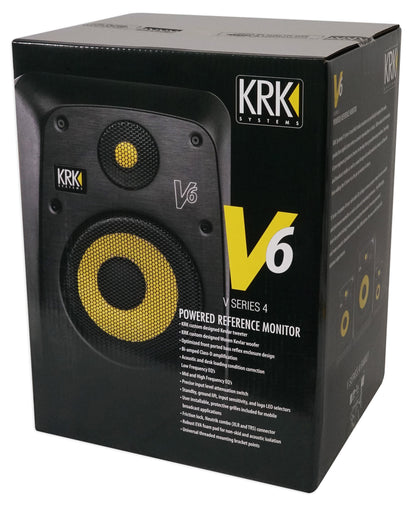 V6S4-NA V-Series 6" Powered Reference Studio Monitor Active Speaker