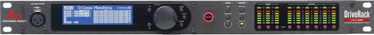VENU360 DriveRack 3x6 PA Sound Processor