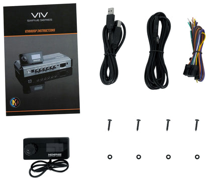 VIV68DSP 6-In 8-Out Car Digital Signal Processor + Display Remote