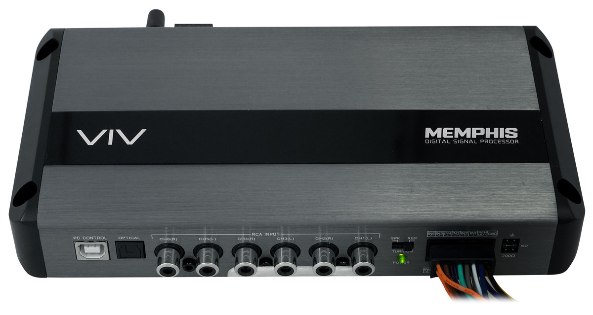 VIV68DSP 6-In 8-Out Car Digital Signal Processor + Display Remote