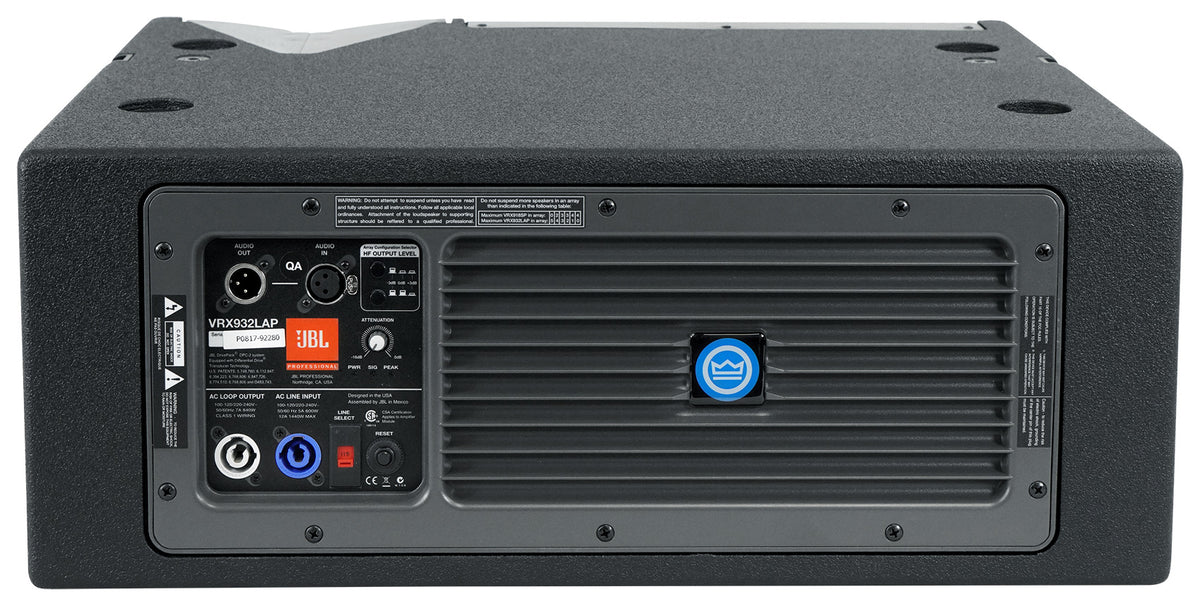 VRX932LAP Powered Active 12" 1750W 2-Way Line Array Speaker With DSP