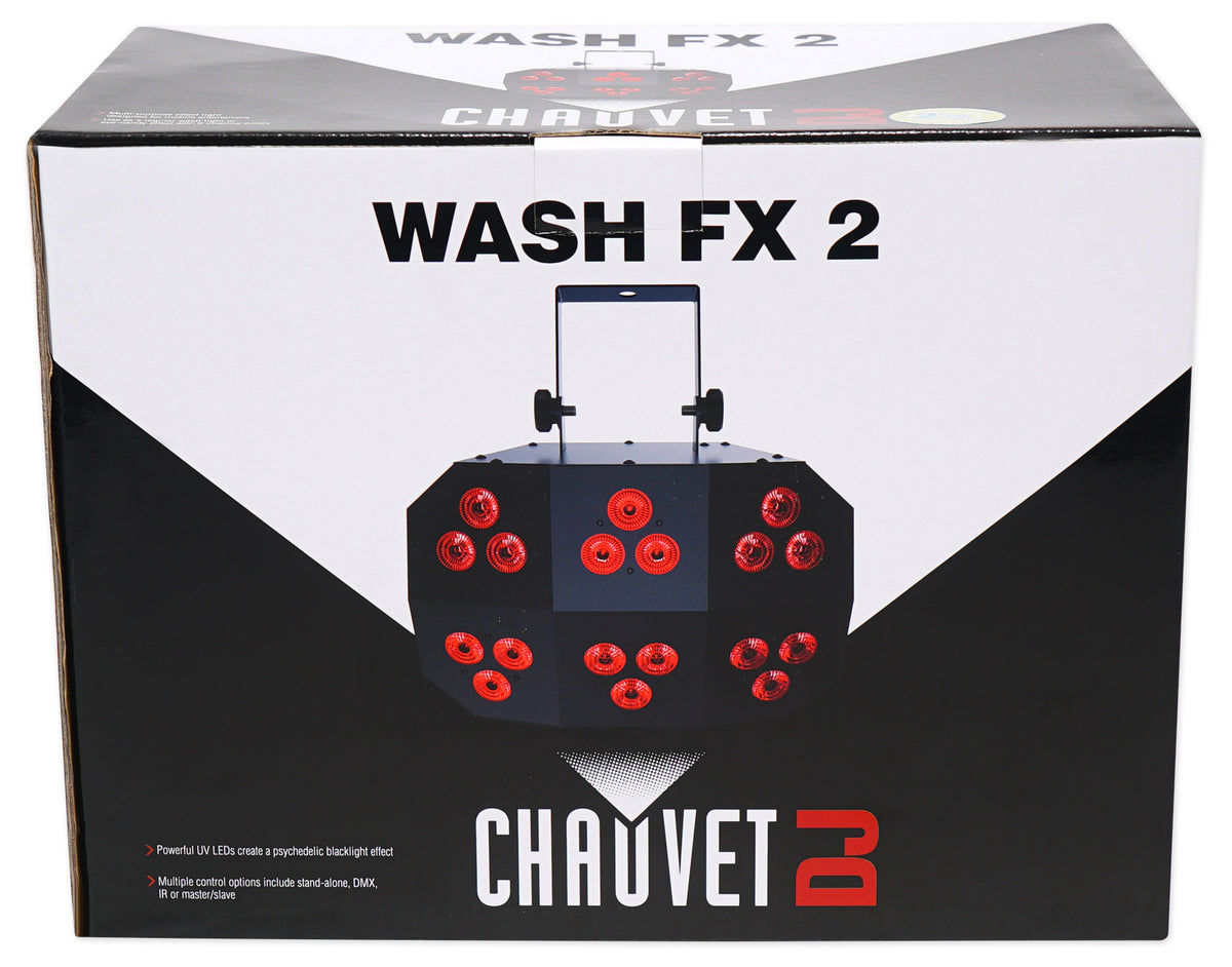 Wash FX 2 DMX RGB+UV Eye Candy Effect Dance Floor Wash Light