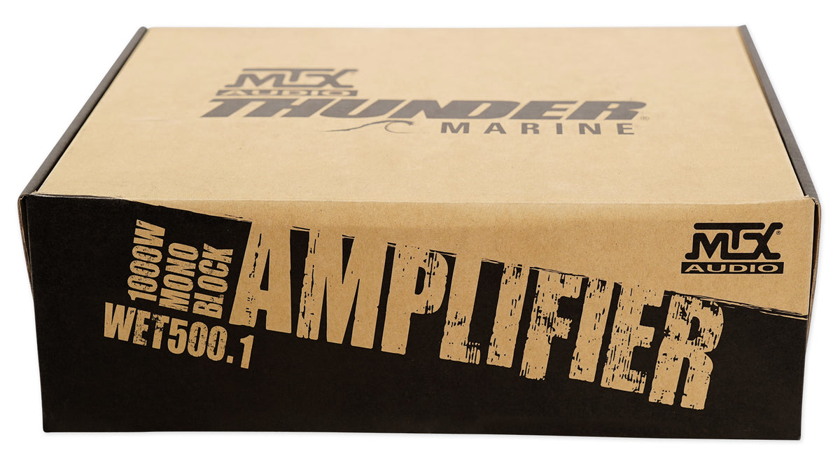 WET500.1 1000 Watt Marine Mono Amplifier