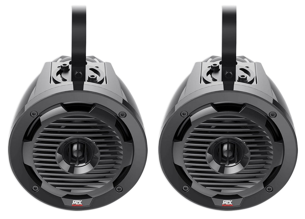 Pair WET65T 6.5” Marine Wakeboard Tower Speakers