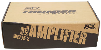 WET75.2 400 Watt 2-Channel Marine Amplifier