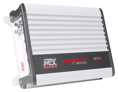 WET75.2 400 Watt 2-Channel Marine Amplifier