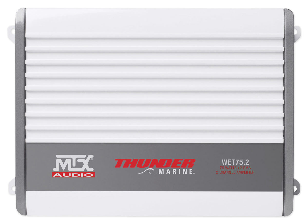 WET75.2 400 Watt 2-Channel Marine Amplifier