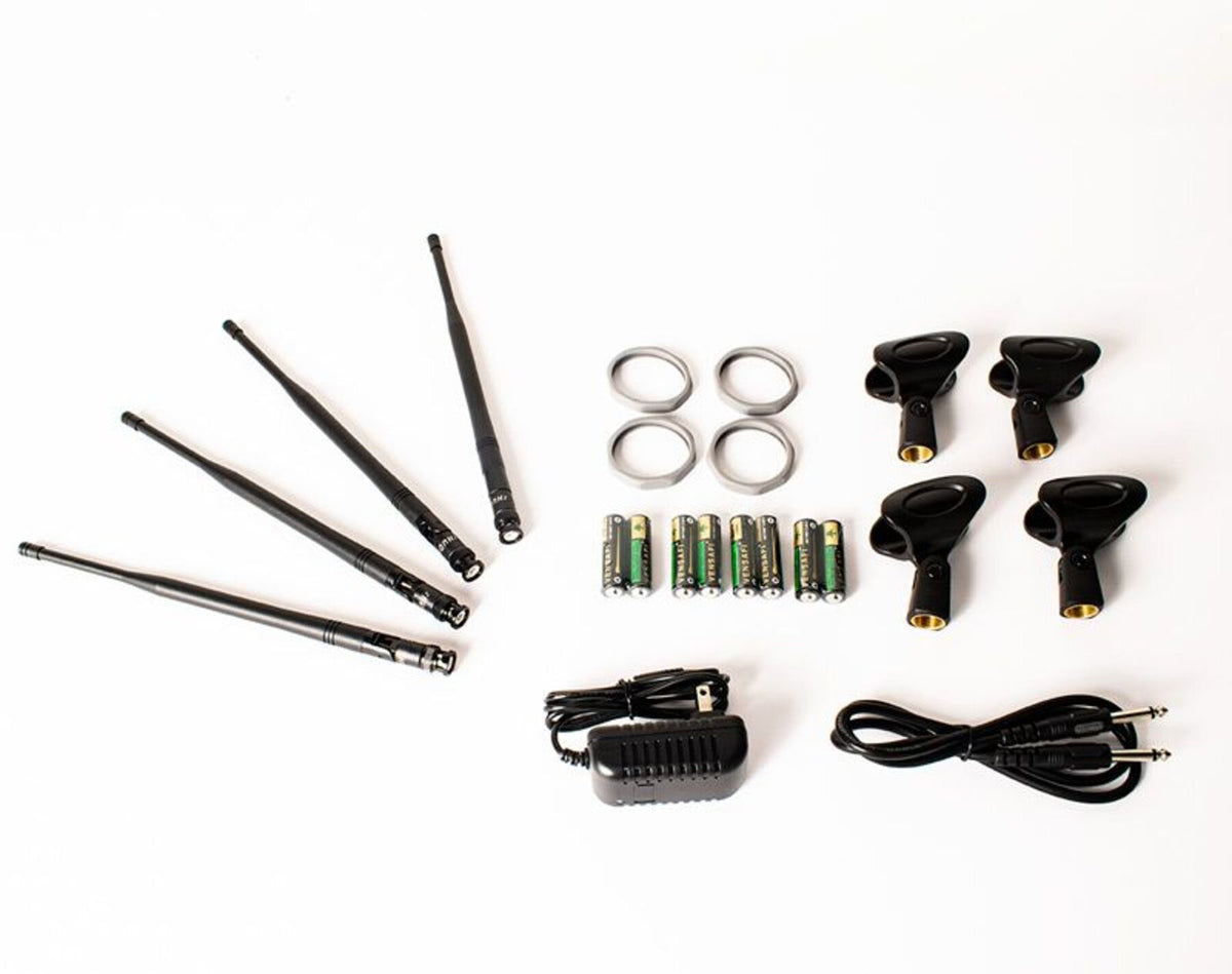 WM-419 4-Channel UHF Wireless Handheld Microphone System