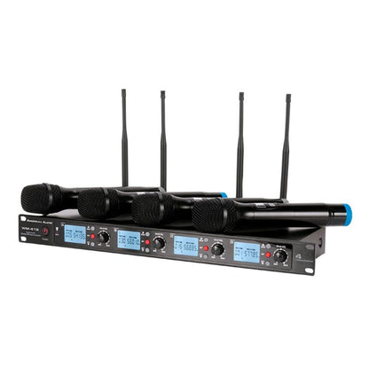 WM-419 4-Channel UHF Wireless Handheld Microphone System