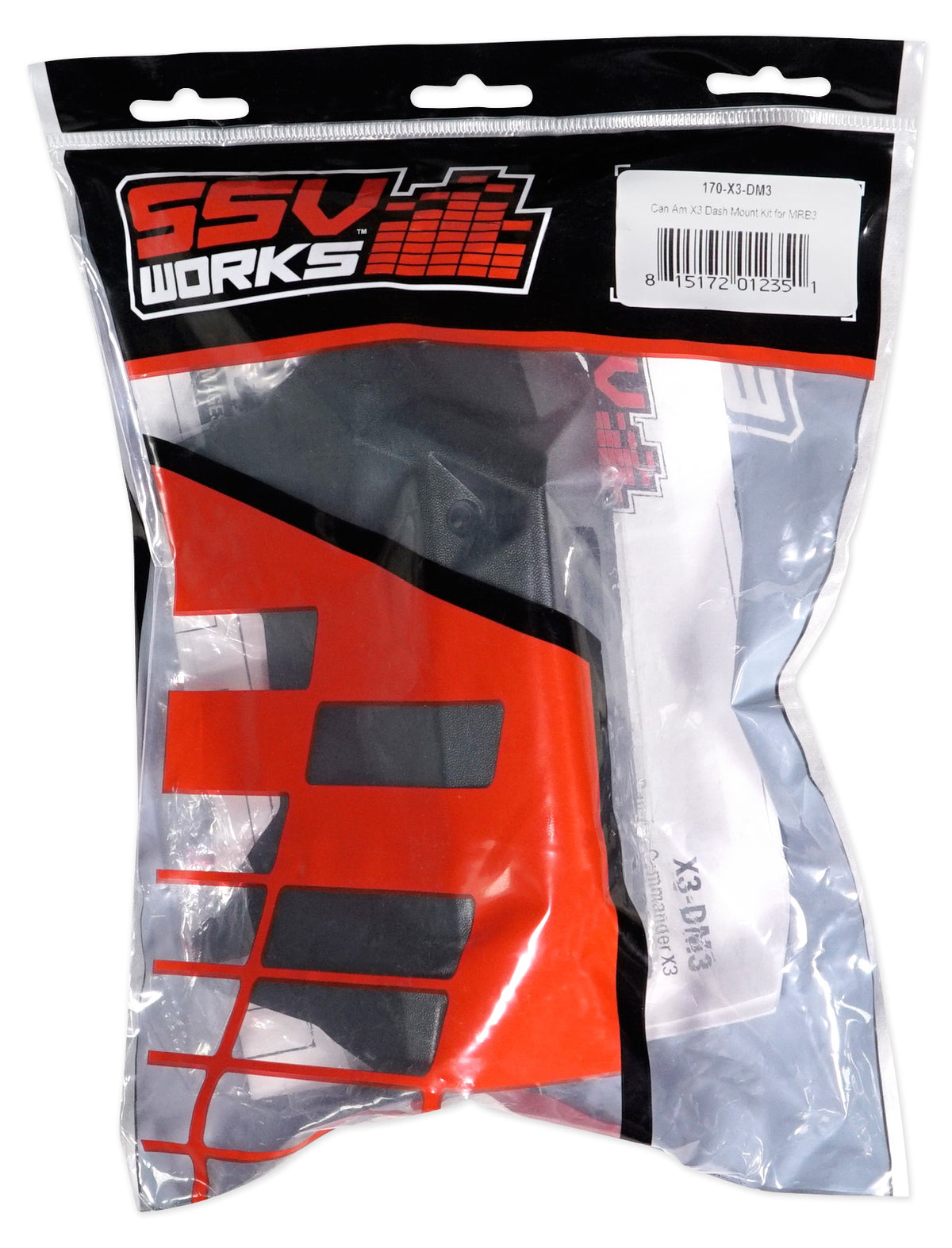 SSV Works X3-DM3 Dash Kit for MRB3 Receiver, Can-Am Maverick X3