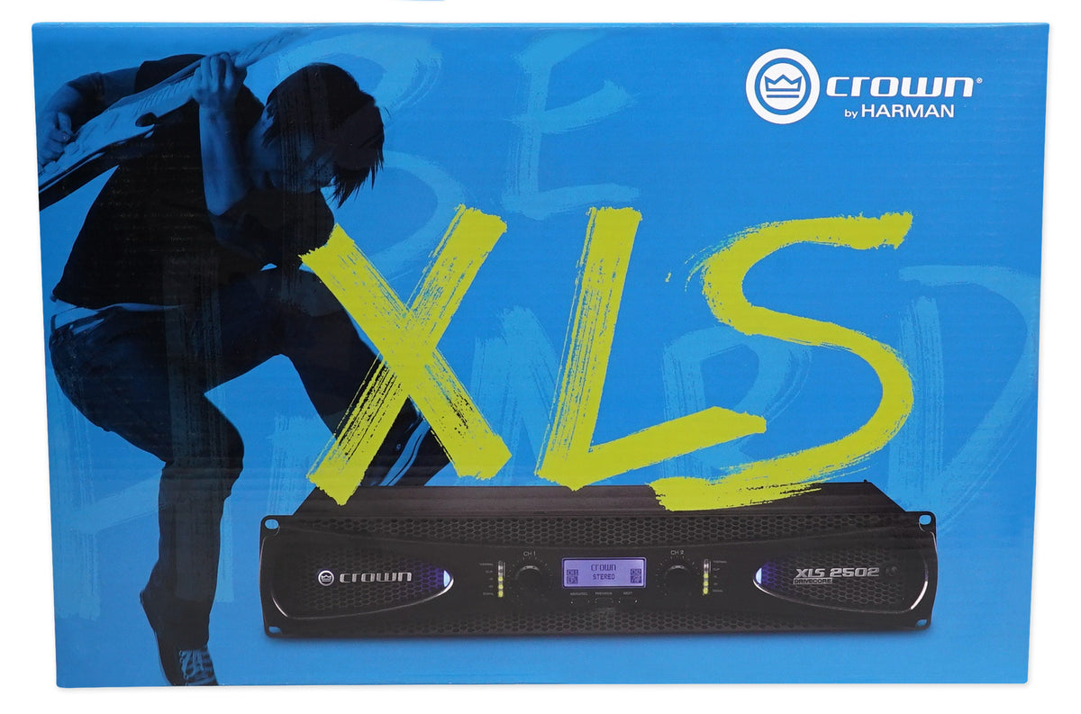 XLS2502 2400W DJ/PA Power Amplifier with DSP