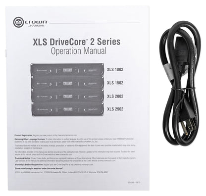 XLS2502 2400W DJ/PA Power Amplifier with DSP