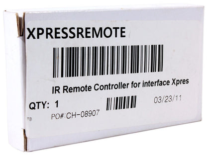 XPRESSREMOTE Wireless Infrared Remote for Xpress-512, 20 ft Range
