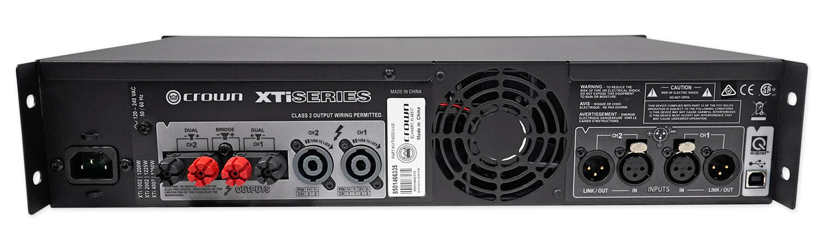 XTi4002 2400W 2-Channel Power Amplifier with DSP
