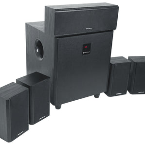 Rockville HTS820 1500w 5.1 Channel Home Theater System Bluetooth/USB+Subwoofer