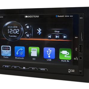 Soundstream VM-622HB 6.2” Car Monitor Bluetooth Receiver w/Android PhoneLink/USB