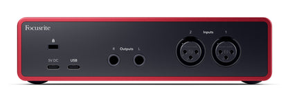 Scarlett 2i2 4th Gen Studio Recording USB Audio Interface + Software