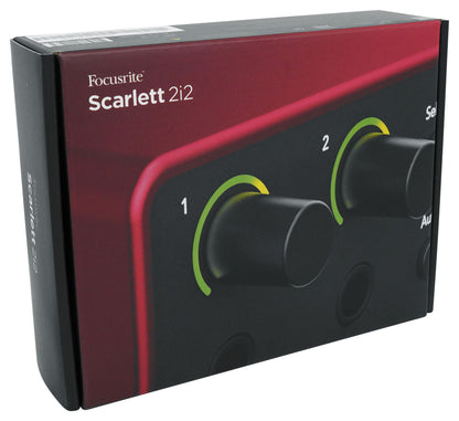 Scarlett 2i2 4th Gen Studio Recording USB Audio Interface + Software