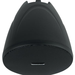 Rockville PEN-40T Black 4" 70V Hanging Pendant Speaker Commercial/Restaurant