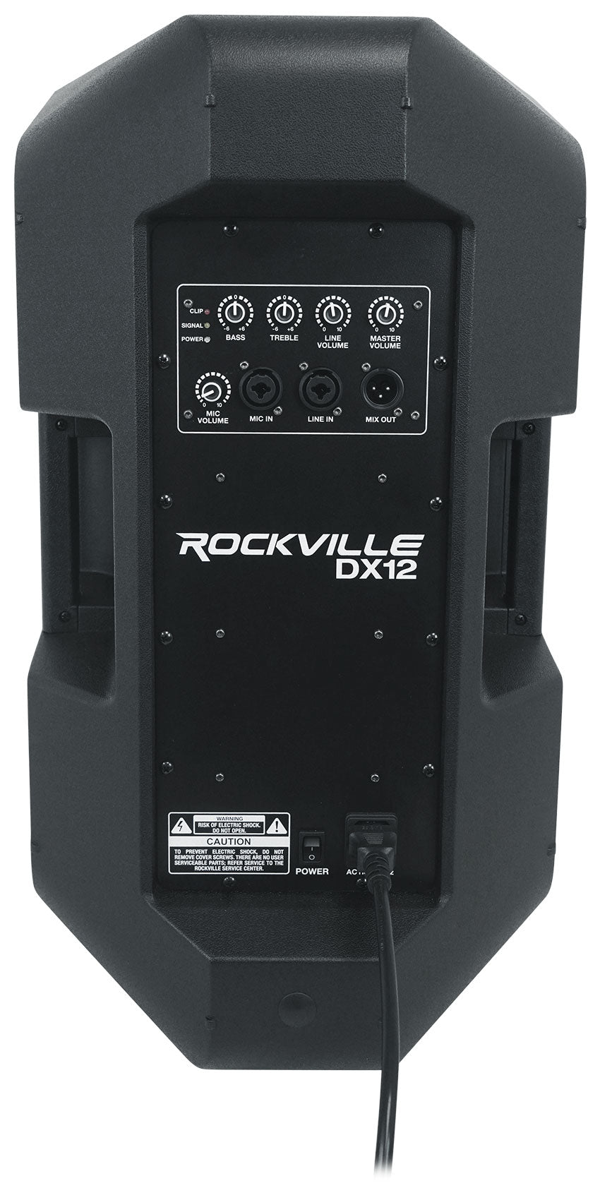 Rockville DX12 12" Class D 2000w PRO Powered Active DJ PA Speaker 500w RMS! Loud