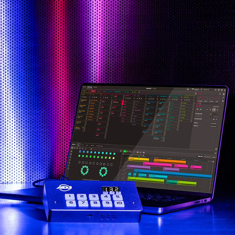 MYDMX5 DMX Interface & Software + SONIC-50L Bluetooth Speaker