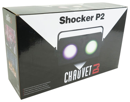 Chauvet DJ SHOCKER P2 RGBA+WW LED DMX Dual Zone Party Stage Blinder Light