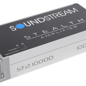 Soundstream ST2.1000D 1000w 2-Channel Amplifier Amp For Polaris RZR/ATV/UTV