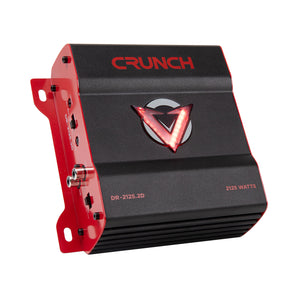 Crunch DR-2125.2D 2125 Watt Car Stereo 2-Channel Amplifier Class D+Amp Kit