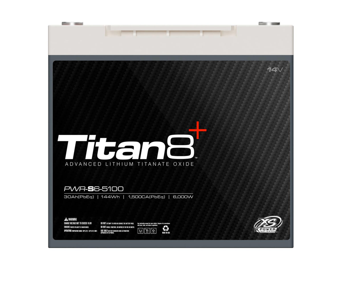 XS Power PWR-S6-5100 14V 6000W Titan8 Lithium Battery, Max 2000Amps