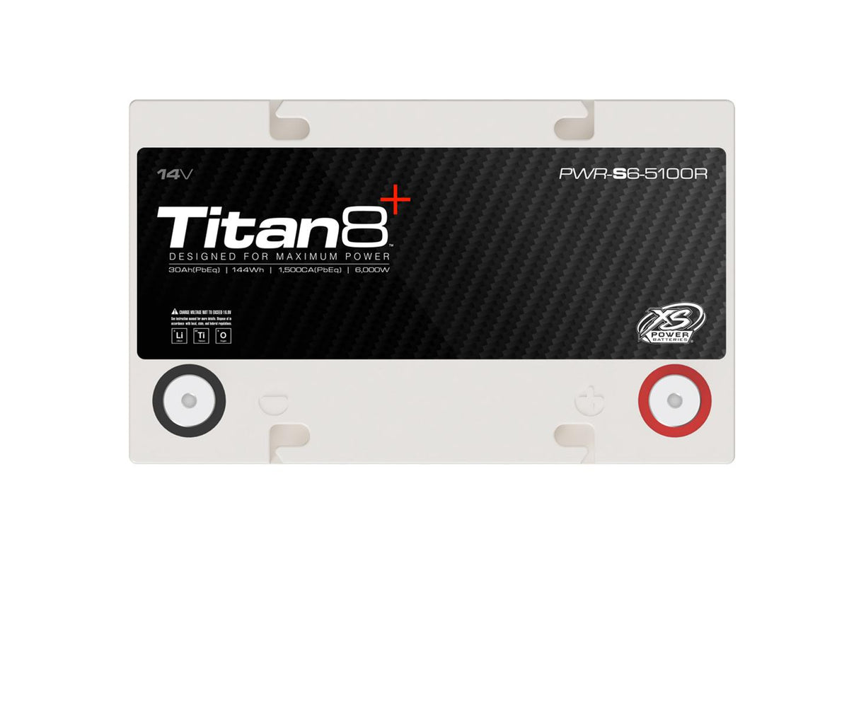 XS Power PWR-S6-5100R 14V 6000W Titan8 Lithium Battery, Max 2000Amps