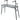 Rockville PKS44 2-Tier Keyboard/DJ Stand+Table Attachment+Gooseneck Mic Stand