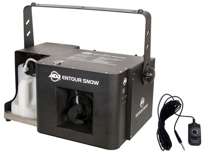 ENTOUR SNOW 1250W Portable DMX Snow Machine + Wired Remote Control