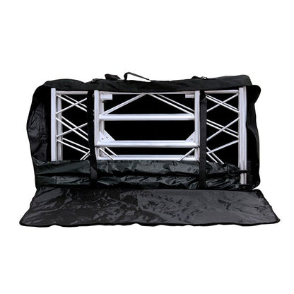 Pro Event Table 2 Foldable Portable Metal DJ Booth Facade + Bag