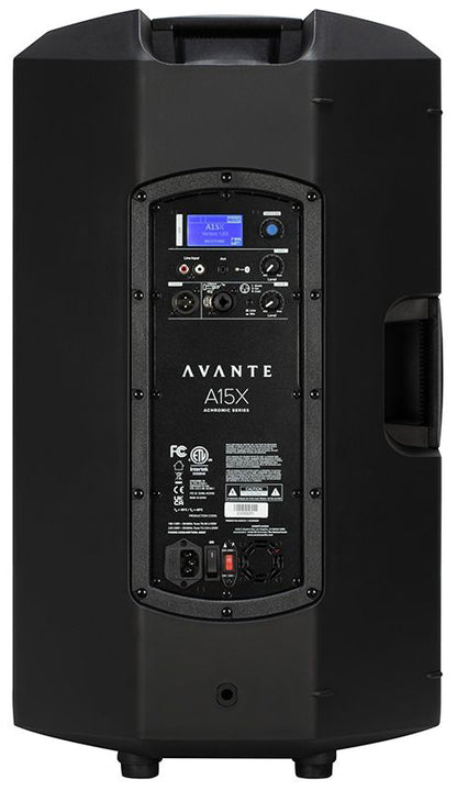 2 Avante Audio A15X 1200W 15" 2-Way Powered DJ PA Speakers+Stands+Headphones