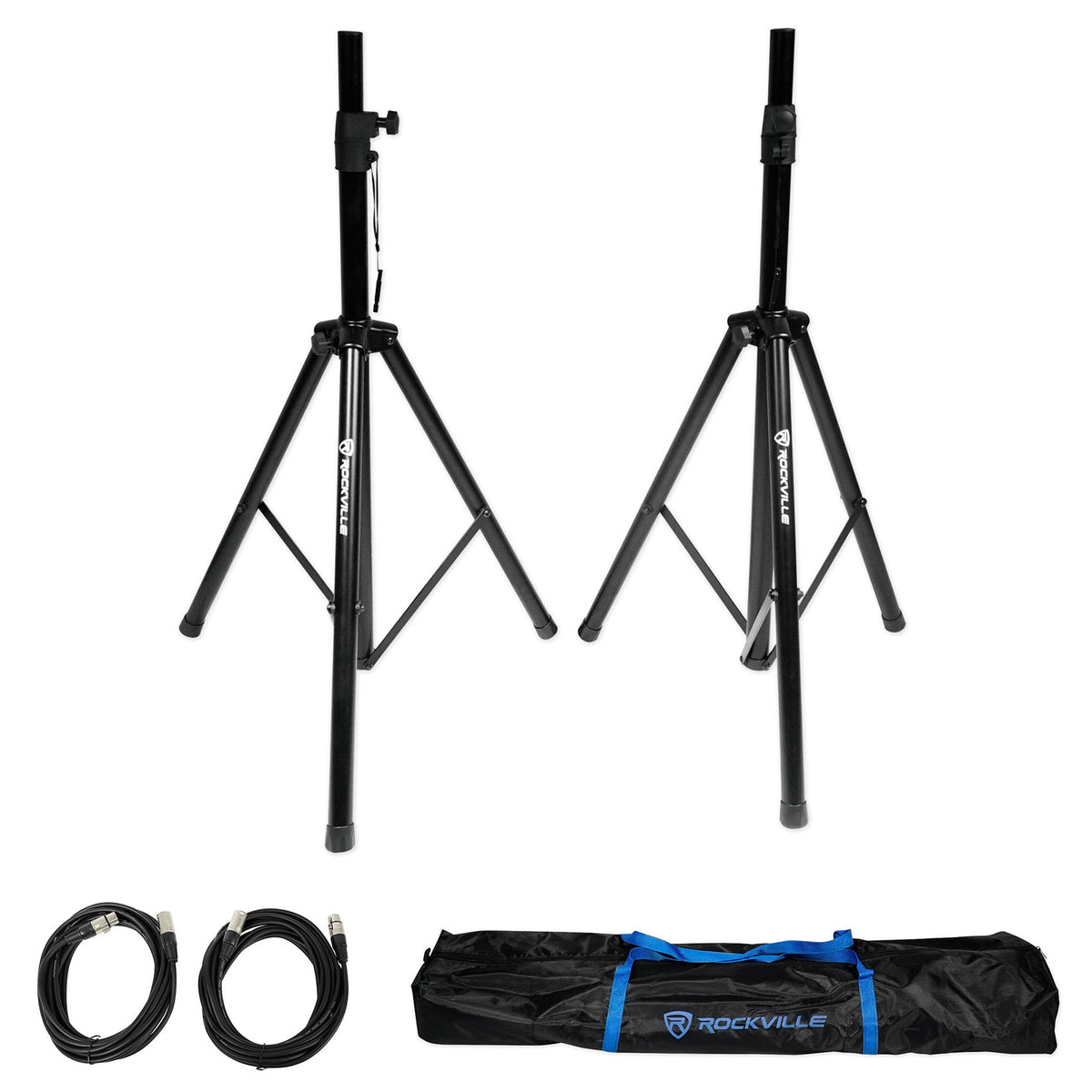 (2) A12X + Speaker Stands + Microphone + DJ Headphones