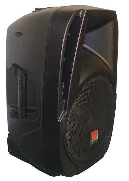 Rockville RPG2X12 BOX 1 includes 2x 12" 1400w DJ PA Passive Speakers+2 Stands+2 Mics+Cables